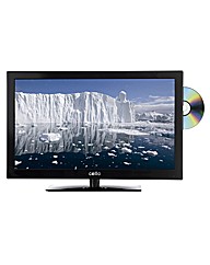Cello 16in LED/DVD Combi - Black