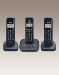 Triple Cordless Phone Answering Machine