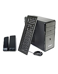 Zoostorm Wi-Fi Desktop PC With Speakers