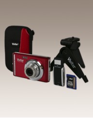 Vivitar 14MP Digital Camera & Kit - Red