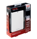 Toshiba 500GB External Storage - White