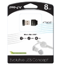 PNY Micro Size USB Flash Drive - 8GB