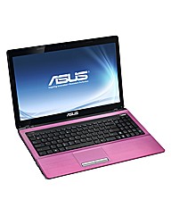 Asus 15.6in Laptop - Pink