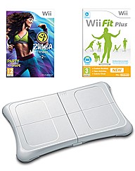 Wii Fit Plus + Zumba 2