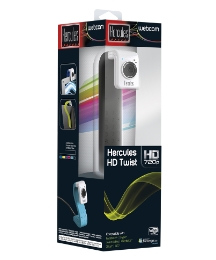 Hercules HD Twist Webcam - Black