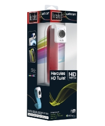 Hercules HD Twist Webcam - Red