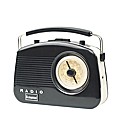 Steepletone Retro Radio - Black