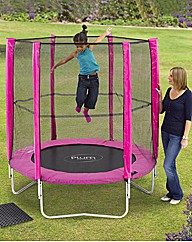 Plum 6 Foot Pink Trampoline & Enclosure