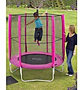 Plum 6 Foot Pink Trampoline & Enclosure