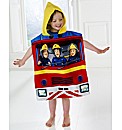 Fireman Sam Towel & Poncho Set