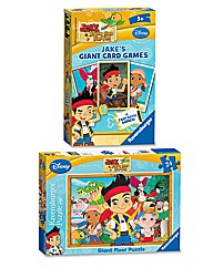 Jake Giant Floor Puzzle 24PC & Game Pack