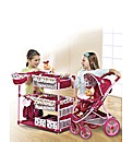 Malibu Dolls Pram and Changing Table