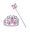 Think Pink Butterfly Tiara & Wand