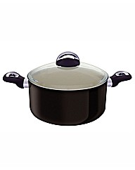 Chocolate&Cream Ceramic 24cm Casserole