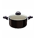 Chocolate&Cream Ceramic 24cm Casserole