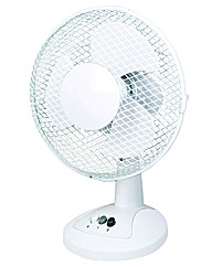 Pifco 23cm (9inch) Plastic Table Fan