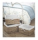 Water Hyacinth Set 3 Open Baskets