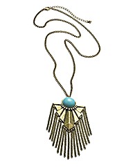 Fringe Pendant Necklace