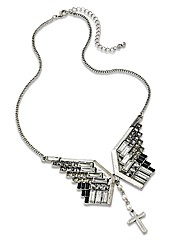 Wing and Cross Necklace