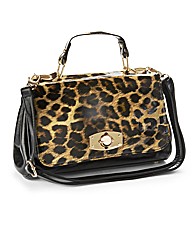 Leopard Print Messenger Bag