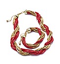 Rope Necklace and Bracelet Set