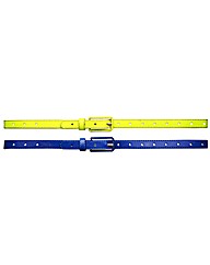 Pack Of Two Belts