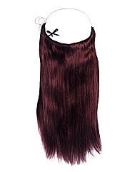 Halo 16 Inch Human Hair Extensions Plum