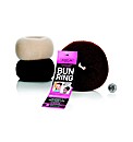 Sleep In Rollers Big Hair Bun Brunette