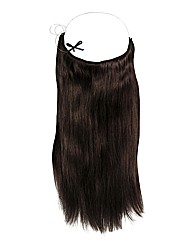 Halo 20in Hair Extensions Dark Brown
