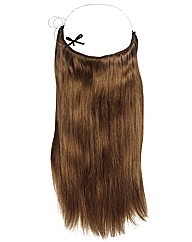 Halo 20in Hair Extensions Light Chestnut
