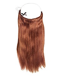 Halo 20in Hair Extensions Dark Auburn