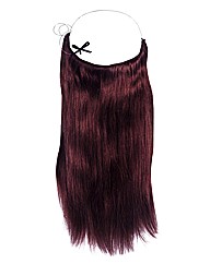 Halo 20in Hair Extensions Plum