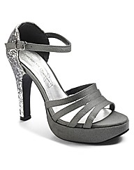 Claire Sweeney Glitter Sandal E Fit