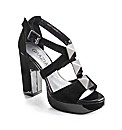 Grazia Velvet Chunky Platform EEE Fit
