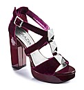 Grazia Velvet Chunky Platform E Fit