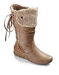 Relife Hi Leg Back Lace Casual Boots EEE