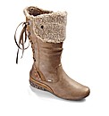 Relife Hi Leg Back Lace Casual Boots EEE