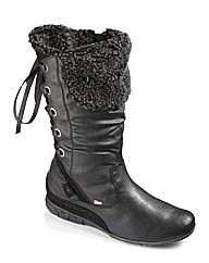 Relife Hi Leg Back Lace Casual Boots EEE