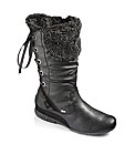 Relife Hi Leg Back Lace Casual Boots EEE