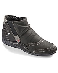 Relife Warm Lined Zip Ankle Boots EEE