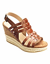 Jeffrey & Paula T-Bar Wedge Sandals D