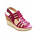 Jeffrey & Paula T-Bar Wedge Sandals D