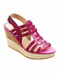 Jeffrey & Paula T-Bar Wedge Sandals E