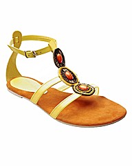 Emotion Beaded Sandals EEE Fit
