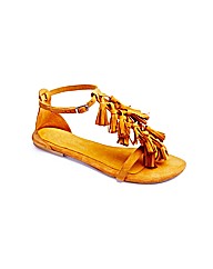 Joe Browns Fringe Sandals E Fit