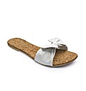 Simply Be Bow Trim Sandal- EEE Fit