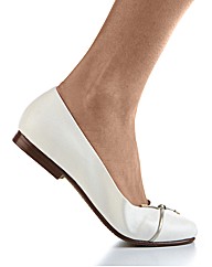 Heavenly Soles Comfort Bow Pumps EEE Fit