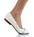 Heavenly Soles Comfort Bow Pumps EEE Fit