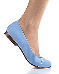 Heavenly Soles Comfort Bow Pumps E Fit