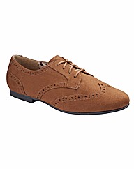 Heavenly Soles Brogue Pumps EEE Fit